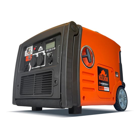 Generador eléctrico a gasolina 3.200 VA inverter partida eléctrica