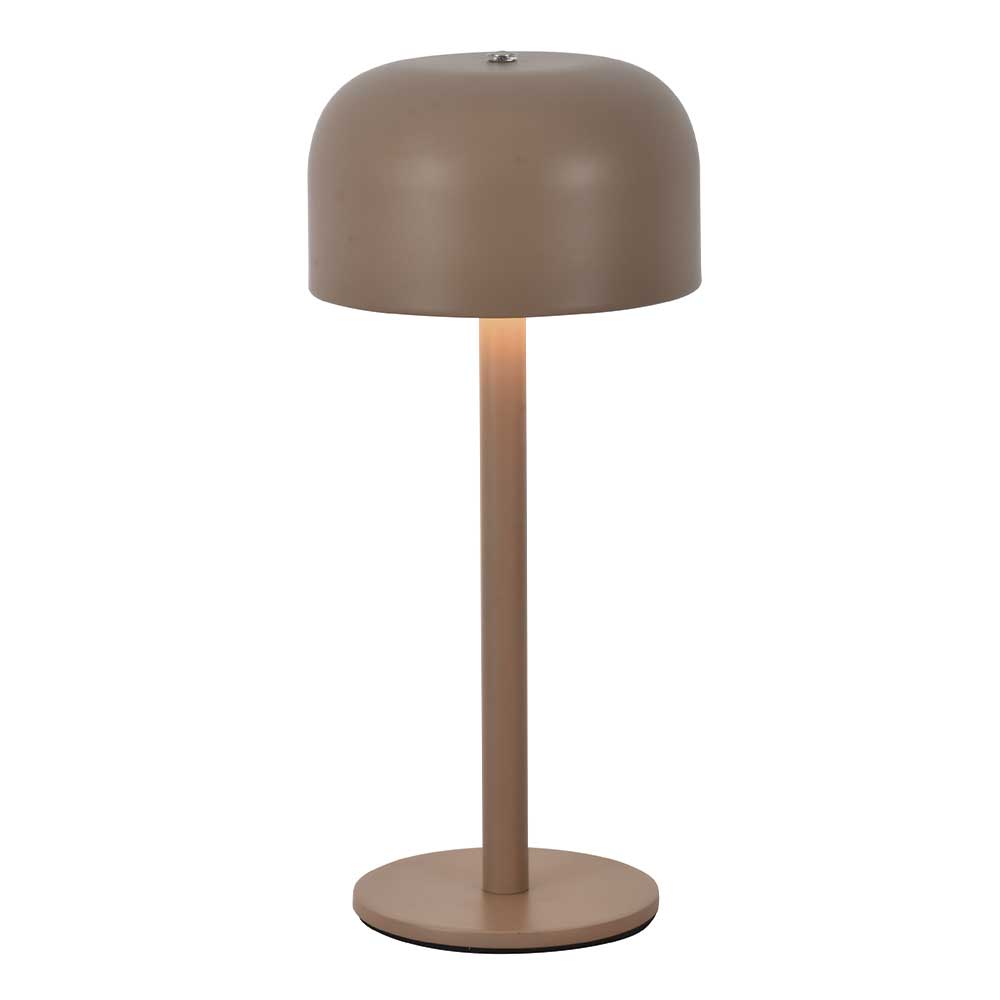 Lámpara de Mesa Agora Recargable Dimeable Café — BP