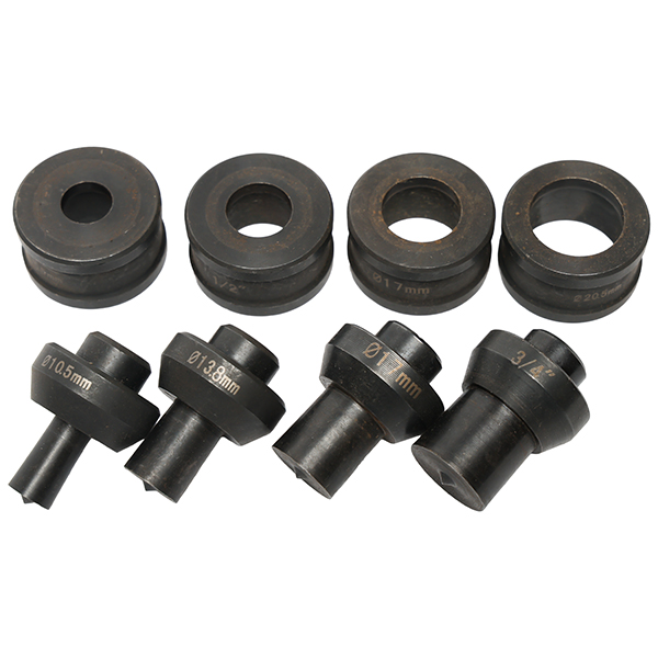 Set de Punzones para Máquina Vhb-150 3/8 (?10.5) 1/2″ (? 13.8) 5.8 (? 17) 3/4 — Tosunlux