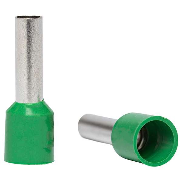 Ferrul Verde 10 AWG – 6mm (100u) — Tosunlux