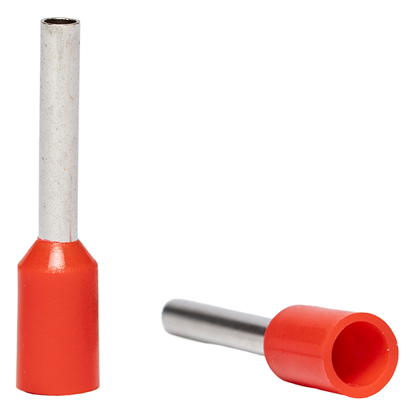 Ferrul Rojo 18 AWG – 1mm (100u) — Tosunlux