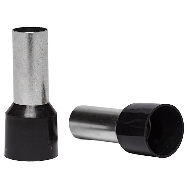 Ferrul Negro 4 AWG – 25mm (100u) — Tosunlux
