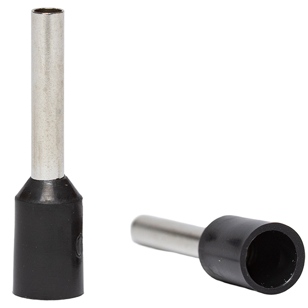 Ferrul Negro 16 AWG – 1.5mm (100u) — Tosunlux