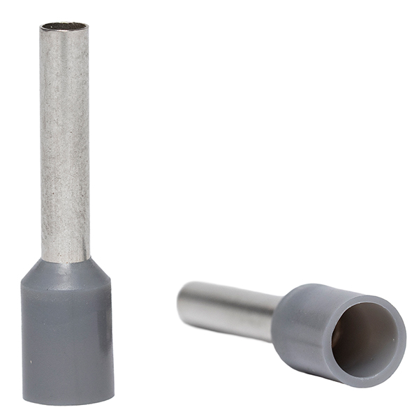Ferrul Gris 14 AWG – 2.5mm (100u) — Tosunlux