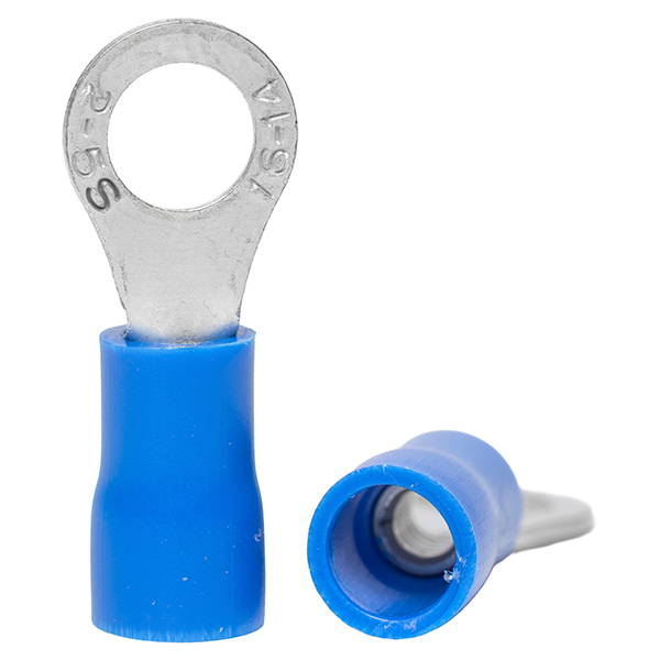 Terminal Anillo Azul perf. 5mm (100U) — Tosunlux