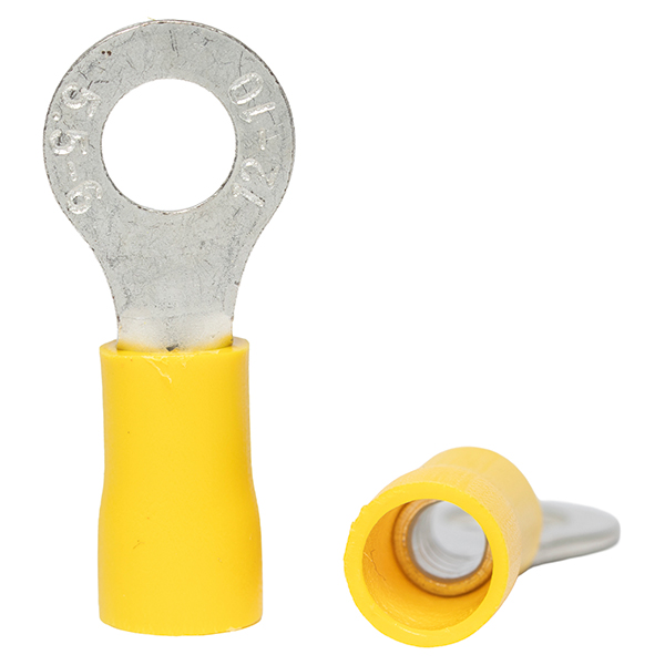 Terminal Anillo Amarillo perf. 6mm (100U) — Tosunlux