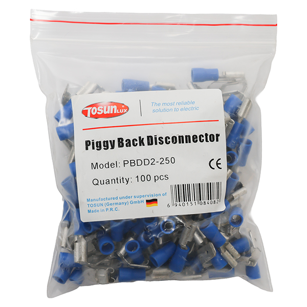 Terminal Faston Hembra Macho Azul 1.5-2.5mm (16-14AWG) — Tosunlux