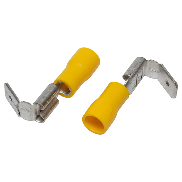 Terminal Faston Hembra Macho Amarillo 4-6mm (12-10AWG) — Tosunlux