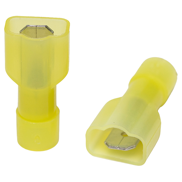 Conector Macho Amarillo 12-10 AWG / 4-6mm (100u) — Tosunlux
