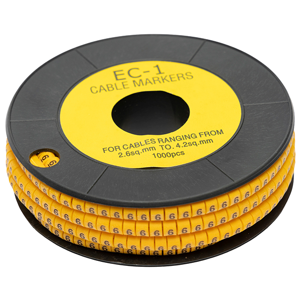 Marca de Cable (0.75-3.5mm) #6 — Tosunlux