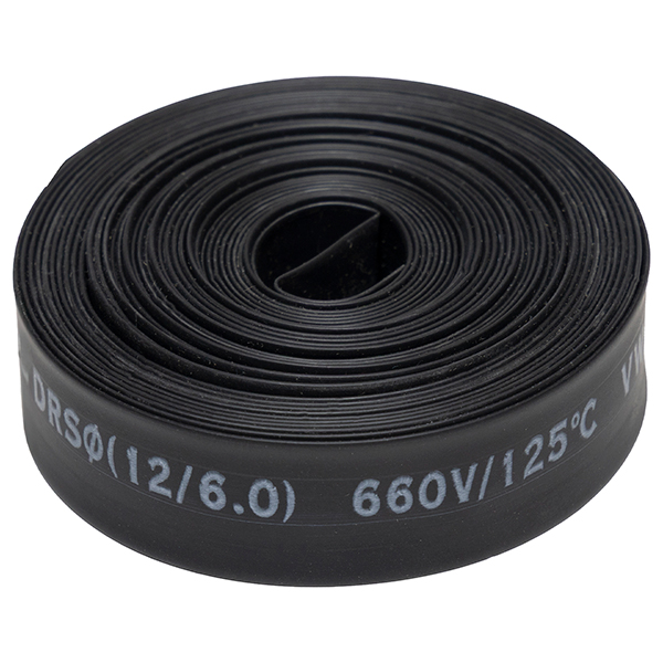 Manga Termoc. Rango 12/6mm (20mm plano) Negra — Tosunlux
