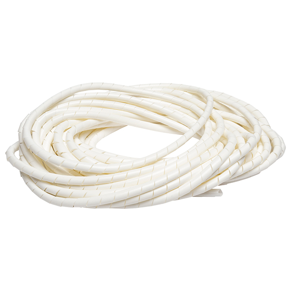 Espiral Ignífugo 8mm Blanco (Rollo 10 Metros) — Tosunlux