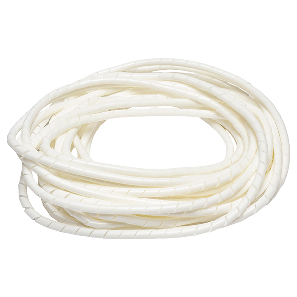 Espiral Ignífugo 6mm Blanco (Rollo 10 Metros) — Tosunlux