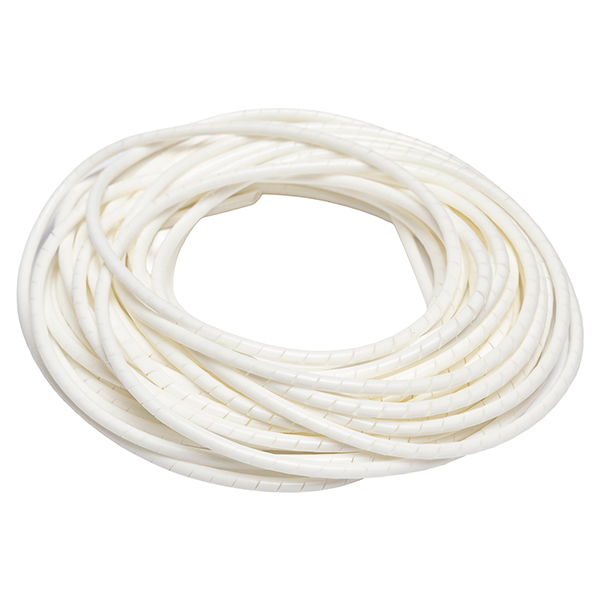 Espiral Ignífugo 4mm Blanco (Rollo 10 Metros) — Tosunlux