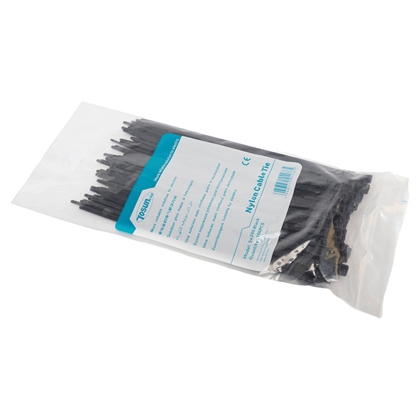 Amarra Plástica 5X200 Negra — Tosunlux