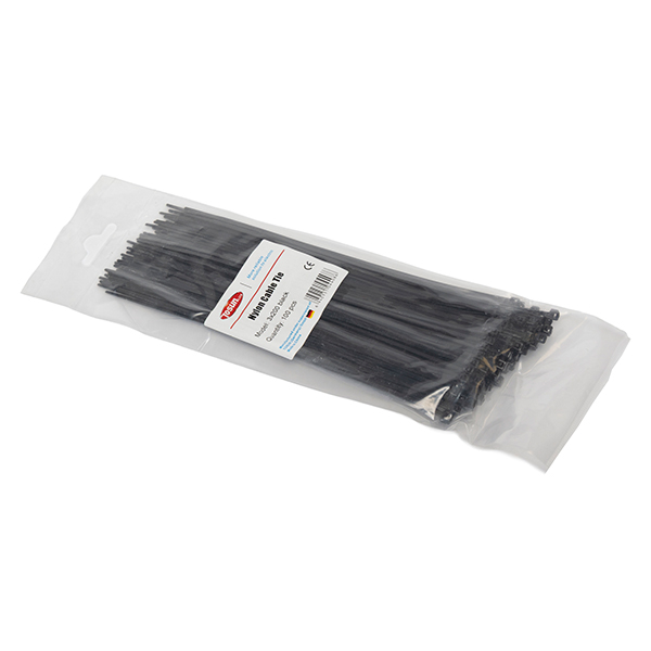 Amarra Plástica 3X200 Negra — Tosunlux