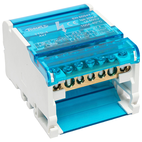 Repartidor Tetrapolar 4X7 100A — Tosunlux