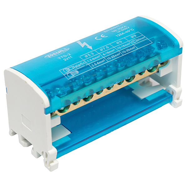 Repartidor Bipolar 2X11 125A — Tosunlux