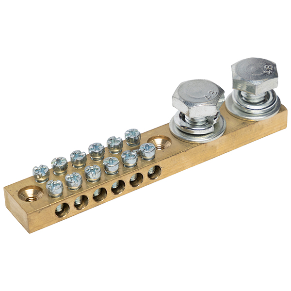 Barra Terminal Bronce 6X2 — Tosunlux