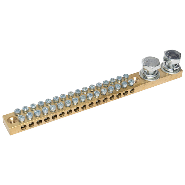 Barra Terminal Bronce 16X2 — Tosunlux