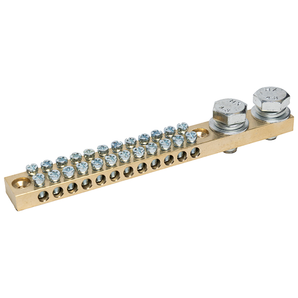 Barra Terminal Bronce 12×2 — Tosunlux