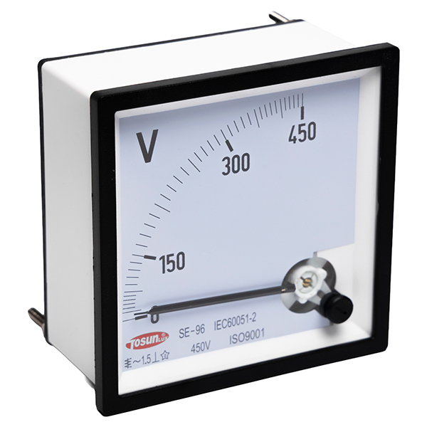Medidor Voltímetro para Tablero 450V 96X96mm — Tosunlux