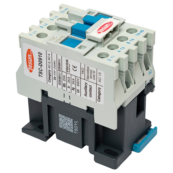 Contactor AC 9A 3P+NO — Tosunlux
