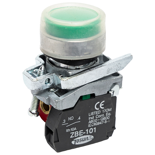 Pulsador Verde Ip65 Sch 1NO — Tosunlux