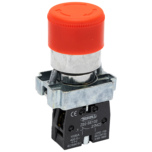 Parada Emergencia 30mm 1NC — Tosunlux
