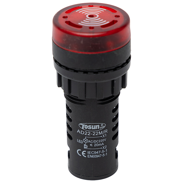 Piloto Led 22mm C/Sirena — Tosunlux