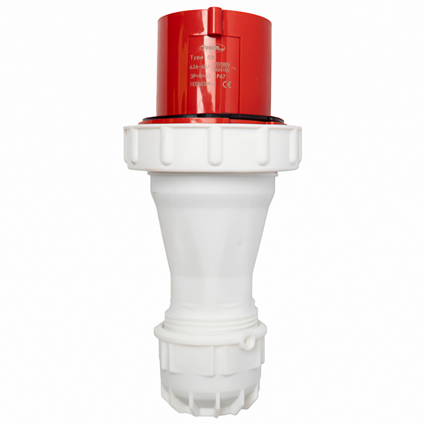 Enchufe Macho Volante 3P+N+T 63A 220/380V Ip67 — Tosunlux