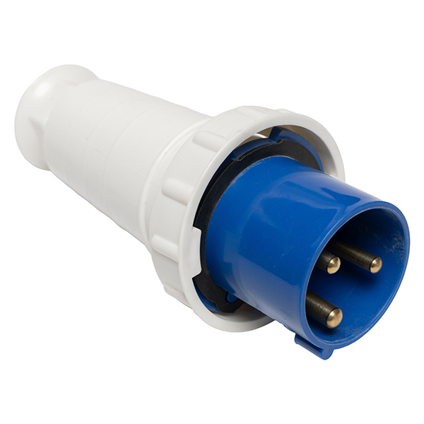 Enchufe Macho Volante 2P+T 63A 220/250V Ip67 — Tosunlux