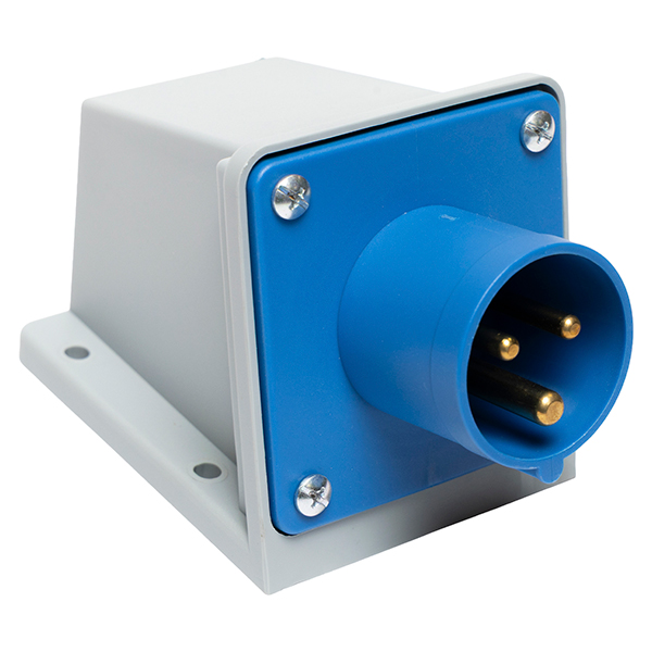 Enchufe Macho Sobrepuesto 2P+T 16A 220/250V IP44 — Tosunlux