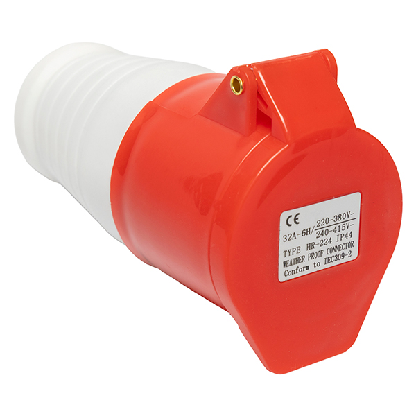 Enchufe Hembra Volante 3P+T 32A 380-4150V IP44 — Tosunlux