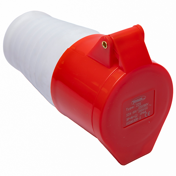 Enchufe Hembra Volante 3P+N+T 32A 240-4150V IP44 — Tosunlux