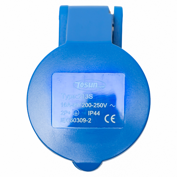 Enchufe Hembra Volante 2P+T 16A/220V IP44 — Tosunlux