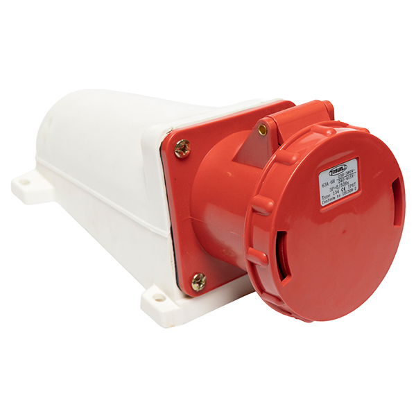 Enchufe Hembra Sobrepuesto 3P+T 63A 380/415 Ip67 — Tosunlux