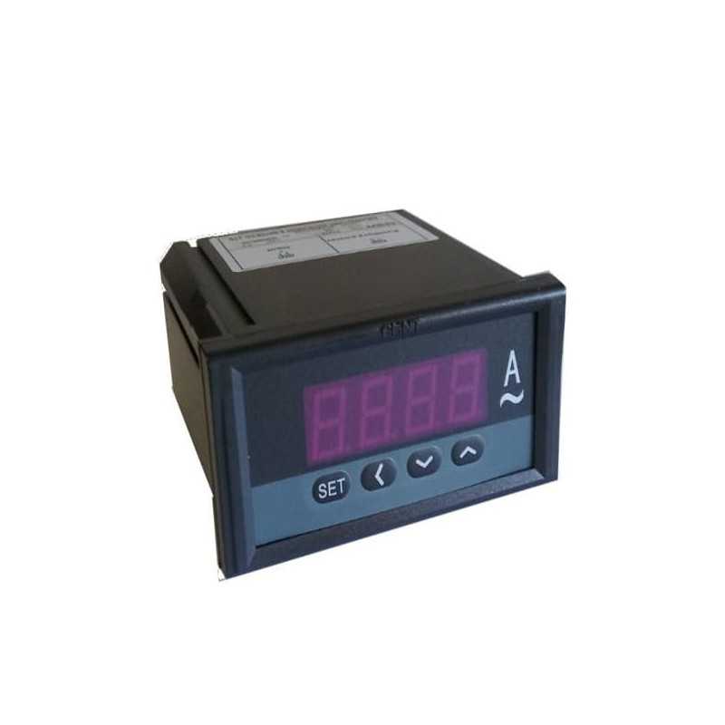 Amperímetro digi. 1P, 0-1999, alim. 220VAC ,0- 5A, 96X48mm — CHINT