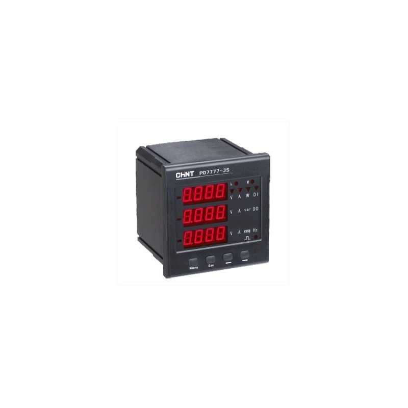 Analizador de red, display LED, c/comunicación, 96x96 — CHINT