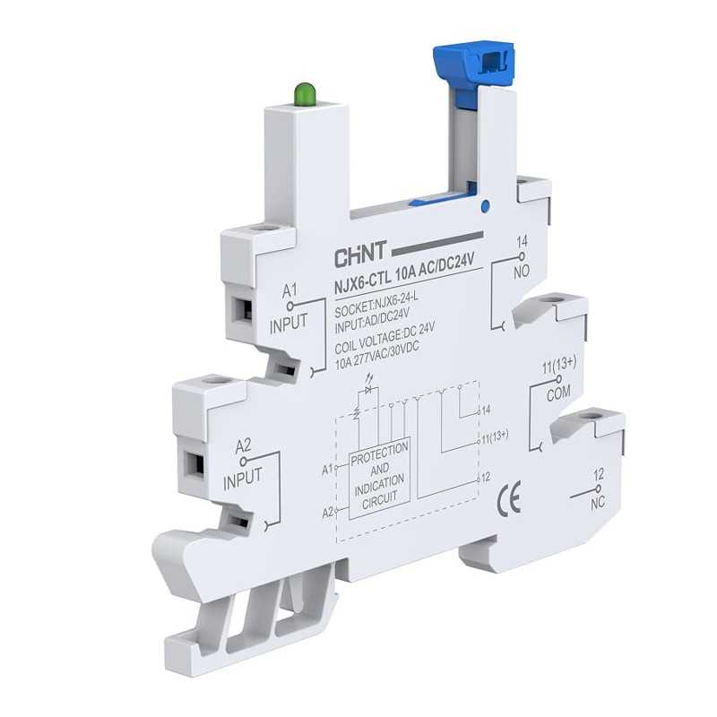 Base Rele interfaz 220V 1NA/NC — CHINT