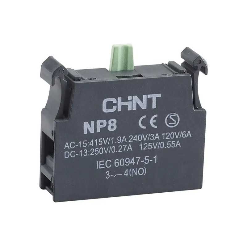 Contacto aux modular 1NA p/pulsador/piloto/selector NP8 — CHINT