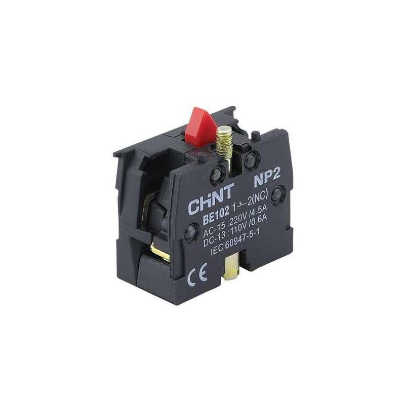 Contacto aux modular 1NC p/pulsador/piloto/selector modular — CHINT