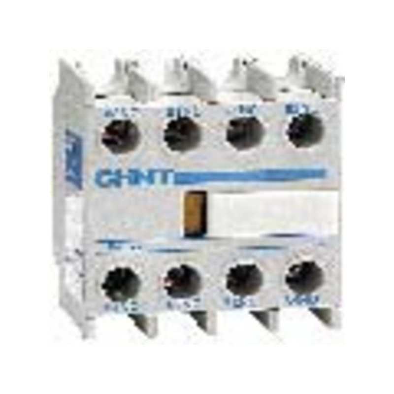 Contacto auxiliar frontal 3NA más 1NC p/contactor NC1 y NC2 — CHINT