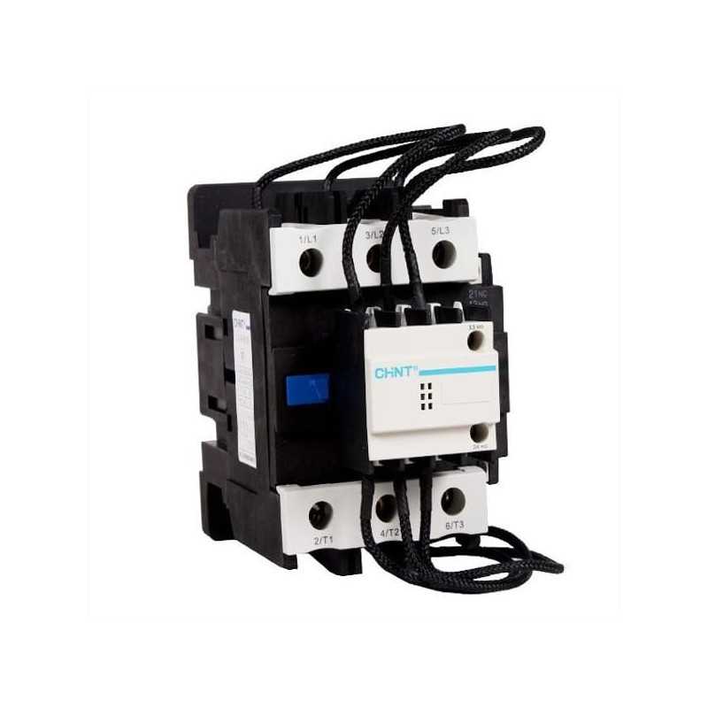 Contactor FP, 3P más 1NA más 1NC, 18 kVAR, 380V (40°C), Bob. 220Vac — CHINT