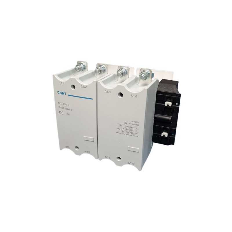 Contactor NC2, 330A 4P, control 220 Vac — CHINT