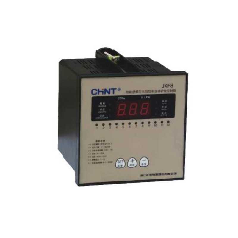 Controlador FP, JKF8, 12 pasos, contr. 400Vac, 120x120mm — CHINT