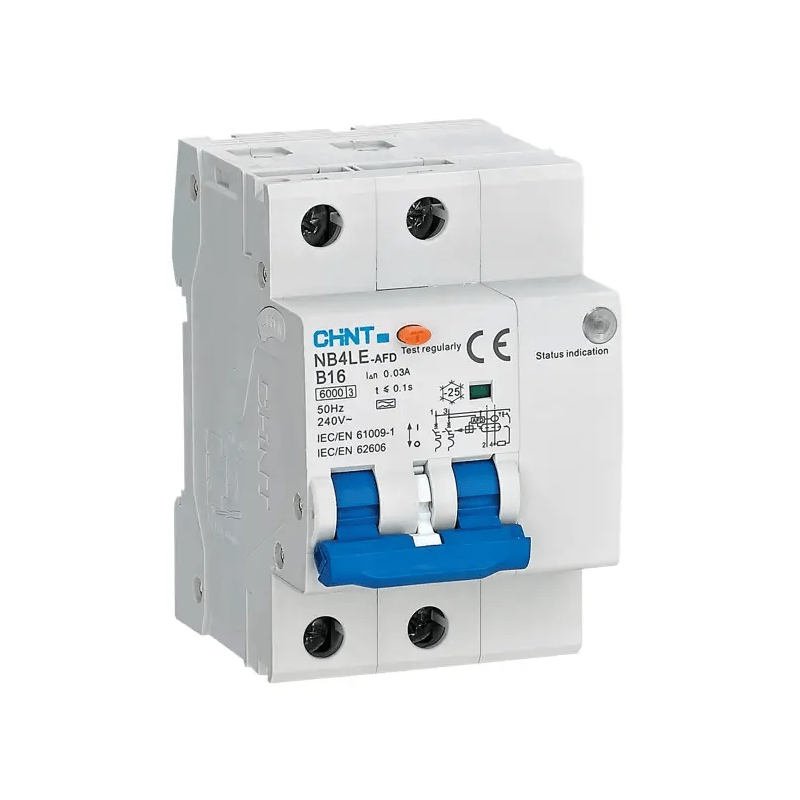 Diferencial con detector de Falla de Arco 2P, 25A, SEC (MCB+AFDD+RCB) — CHINT