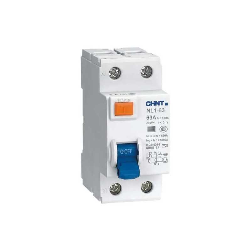 Diferencial RCCB 2Px40A 300mA 6kA Tipo A, NL1 — CHINT