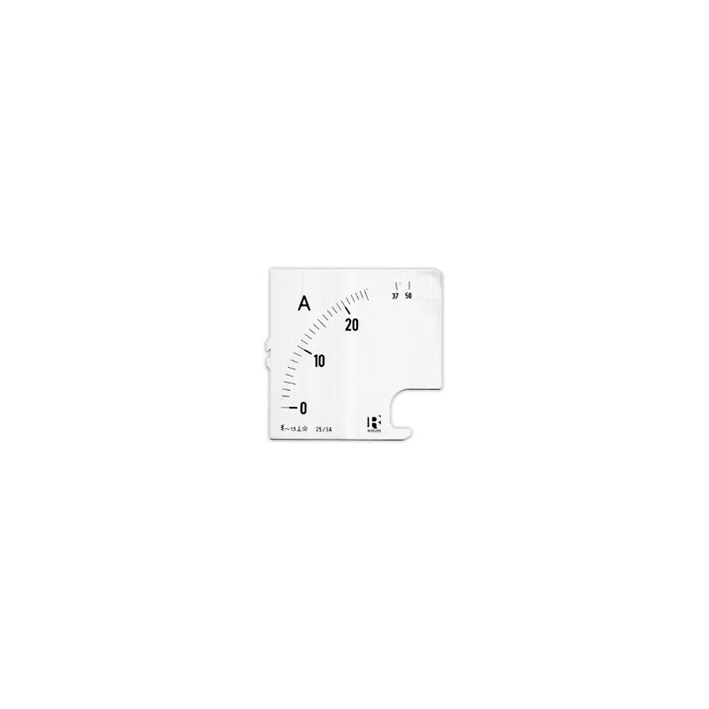 Escala AC Amperimetro 72x72mm, 0-300A — CHINT