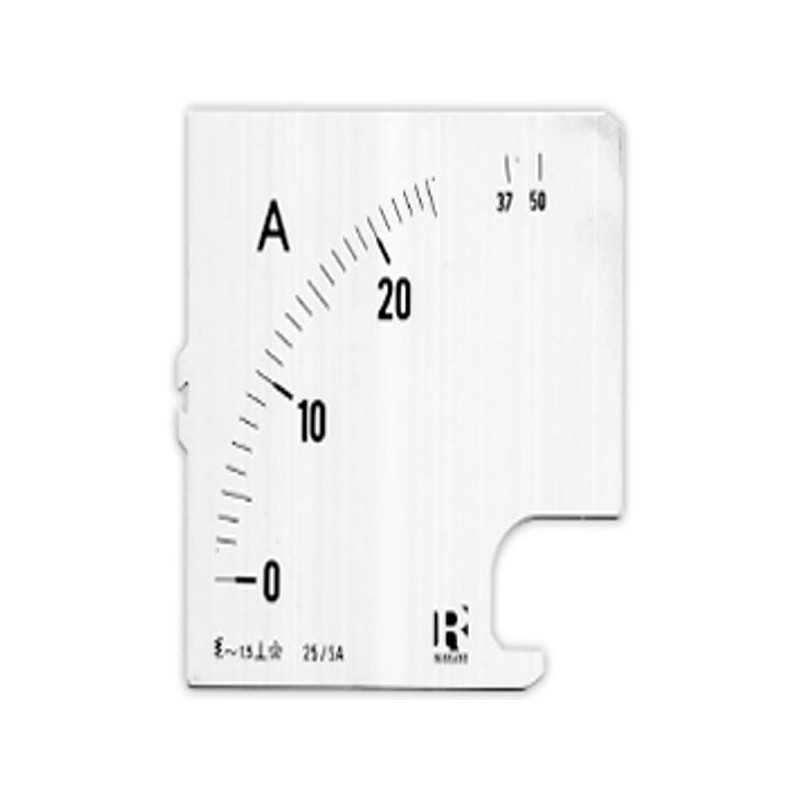 Escala AC p/ Amp, 72x72mm, 0-800A — CHINT
